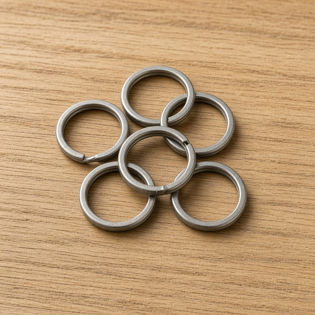 Steel split rings